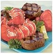 Lobster Gram M12FM2 Two 12-14 Oz Giant Canadian Lobster Tails & Filet Mignon Steaks