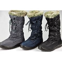 Wintergrip Damen Pelz Schneestiefel