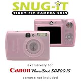 Delkin Snug-It - Case for digital photo camera - silicone - pink
