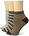 Gold Toe Women's Ultra Soft Stripe Shortie 3 Pack
