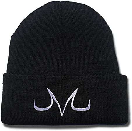 YUDUODUO Vegeta Majin Dragonball Z Logo Beanie Fashion Unisex Embroidery Beanies Skullies Knitted Hats Skull Caps