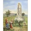 Carded 8"x10" Prints for Framing - Our Lady of Fatima - Linen Paper - 7 and 4 Color Process Printing