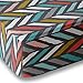 Multicolor Herringbone Crib Sheet for Boys and Girls - Double Brushed Ultra Microfiber Luxury Crib Sheet Set by Where The Polka Dots Roam. Fits a Standard 52 Mattress