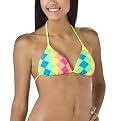 Xhilaration&reg; Reversible Argyle Triangle Top - Yellow