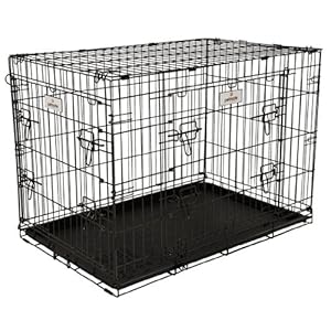 Petmate 38-Inch Hammertone Finish Elite Retreats Wire Kennel for Dogs, 70 to 90-Pound Petmate 38-Inch Hammertone Finish Elite Retreats Wire Kennel for Dogs, 70 to 90-Pound