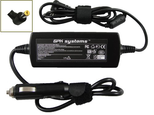 GPK Systems Car Charger for Acer Aspire As5745 5745-6492 5750-6690 5750-9668 As7551 7551-3068 7551-3749 7551-7471 As7741 7741-6456 As7741z 7741z-4485 7741z-4641 7741z-5731 Timelinex As3820t 3820t-6480 3820t-7459 3820t-7459 As4820t 4820t-6447 4820t-6645 As