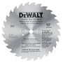 DEWALT DW3370 10-Inch 28 Tooth Combination Saw Blade with 5/8-Inch and Diamond Knockout Arbor