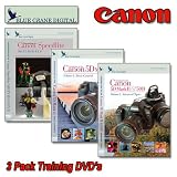Canon DVD 5D Mark II 3 Pack Vol 1 & 2 580 430 EX II Speedlite Set Camera Guide by Blue Crane Digital