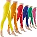 Women's 80 Denier Semi Opaque Solid Color Footless Pantyhose Tights 2pair or 6pair
