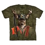 Hunter Buck Manimals T-shirt 100% Cotton Short Sleeve Shirt in Teen and Adult Sizes