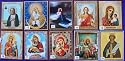 Russian Icon Jesus Christ Virgin Mary Size: 4.5 x 5.5 x 3/16 (Series i-05.11-20)