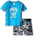Osh Kosh Baby Boys' Skull Short Sleeve Rash Guard Set