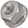 Grade 8 Low Carbon Steel Flange Nut, UNC 2B Threads, 3/8"-16 Thread Size, 11/16" Width Across Flats