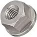 Jergens 20004 Flange Nut, Low Carbon Steel, 3/8-16 Coarse Pitch