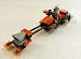 LEGO Star Wars Custom Speeder bike w/Figure (Orange) 2