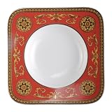 Versace by Rosenthal Medusa Red Rim Soup 9 -Inch