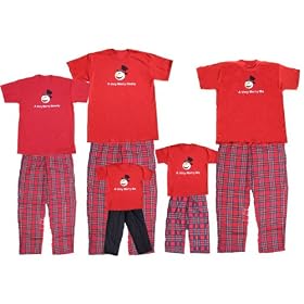 A VERY MERRY MOMMY, DADDY and ME Matching Family Christmas Pajamas Tee and Pant sets