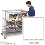 Metro 27-7/8 X 62-5/16 X 71-13/16 Open Starsys System Hd Storage Cart - SXT72OMQESD