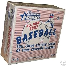 2007 Bowman Heritage Baseball Card Unopened Hobby Box