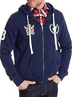 Polo Club Sudadera con Cierre Vittoria (Azul Oscuro)