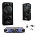 3000W PA Anlage Boxen Verstärker Lautsprecher Endstufe Party Kabelset DJ-722 3000W PA Anlage Boxen Verstärker Lautsprecher Endstufe Party Kabelset DJ-722
