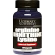 Ultimate Nutrition Arginine Pyroglutamate Lysine , 100 Capsule Bottle, (Pack of 2)