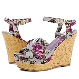 Fran05 Floral Platform Wedge Shoes PURPLE 51fCHsOX6vL. SL160 Fran05 Floral Platform Wedge Shoes PURPLE