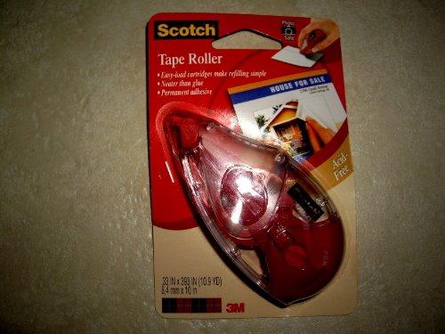 Scotch Tape Roller / Acid-Free / .33 In x 393 in. (10.9 YD)