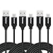 iSeekerKit Micro B USB Cable 6ft Fast USB Charger Nylon Braided Cords with Aluminum Connector for Samsung, LG, HTC, Android and more[3 Pack]