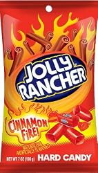 Jolly Rancher Hard Candy, Cinnamon Fire, 7-Ounce Bags (Pack of 12)