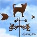LONG HAIR CHIHUAHUA Dog Weathervane