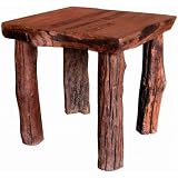 Teak Wood Rocky Mountain End Table