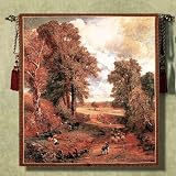 John Constable's Cornfield Art Wall Hanging Tapestry and Rod Set 54