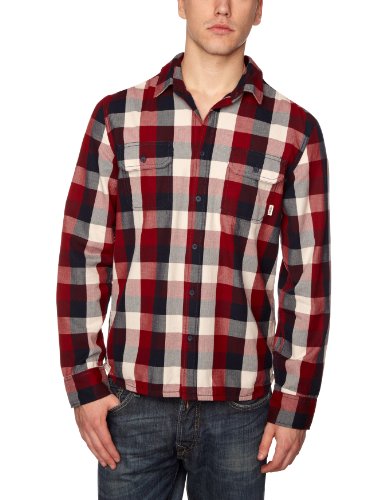 Vans Herren Langarm Hemd Alameda, redrum, M (MED Size 1021), VO1B7VU Preisvergleich