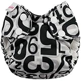 Blueberry Simplex Newborn AIO Diaper (Numbers)