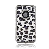 Cheetah w. Bling Style #001 Hard Plastic Case for Iphone 4 & 4s