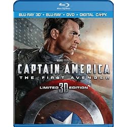 Captain America: The First Avenger (Three-Disc Combo: Blu-ray 3D / Blu-ray / DVD / Digital Copy)