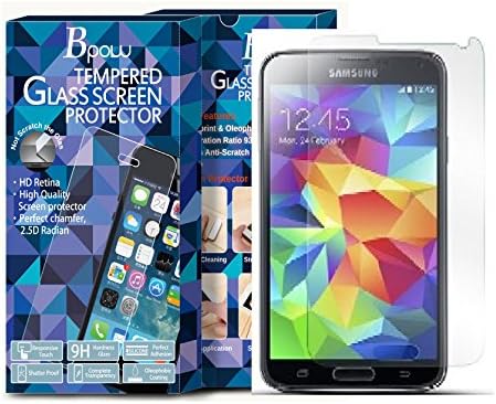 Bpow tempered glass screen protector for samsung galaxy s5