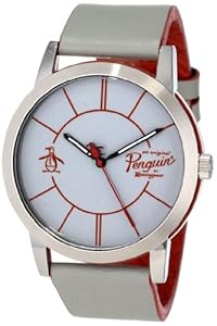 Original Penguin Men's OP1025SL Nathan Quartz Analog Silver Tone Case Watch