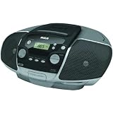 RCA RCD175 PORTABLE CD BOOM BOX WITH CASSETTE PLAYER