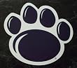 Penn State Nittany Lions Paw Print NCAA Car Magnet