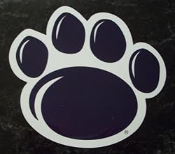 Penn State Nittany Lions Paw Print NCAA Car Magnet