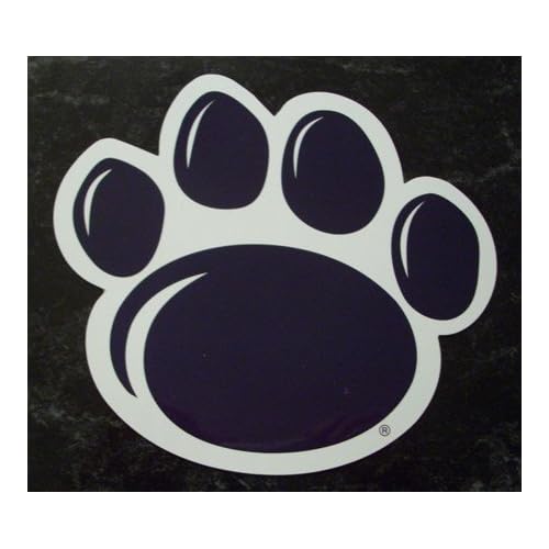 Amazon.com : Penn State Nittany Lions Paw Print NCAA Car Magnet : Sports Fan Automotive Magnets ...