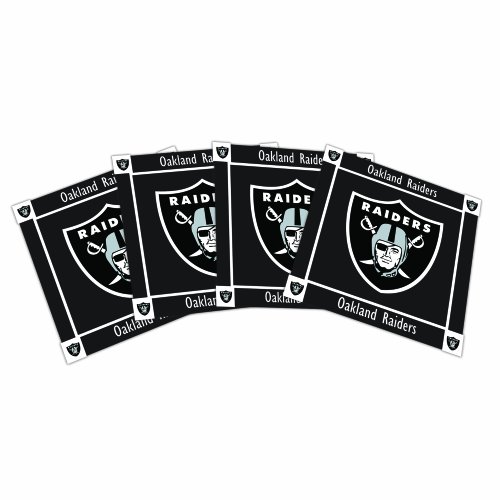 NHL Oakland Raiders 4 Pack Ceramic Coasters