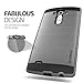 LG G4 Case, Verus [Verge][Dark Silver] - [Heavy Duty][Military Grade Drop Protection][Slim Fit] for LG G4