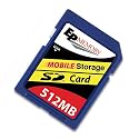 EP Memory 512 MB SD Flash Memory Card EPSD/512