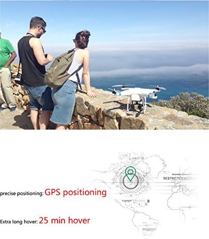 Snail Shop Glint--play Upgraded Version for Gopro Aerial UAV Drone Quadcopter Ksytd2 Metal PTZ with 1080p Hd Video Camera Extra Long Hover Relative Accuracy Within 2 Meters GPS Mode Malicious Flight Automatic Return(white)