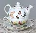 Butterfly Garden Teapot & Cup - Tea for One Tea Pot Cup Set