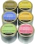 TOP 6 Aromatherapy Candles- made with 100% pure essential oils- Vanilla Rose, Eucalyptus & Peppermint, Frankincense & Patchouli, Lavender, Lemongrass & Orange & Tangerine & Lavender- 144 hr. total burn time