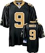 Drew Brees Youth Jersey: Reebok Black Replica #9 New Orleans Saints Jersey